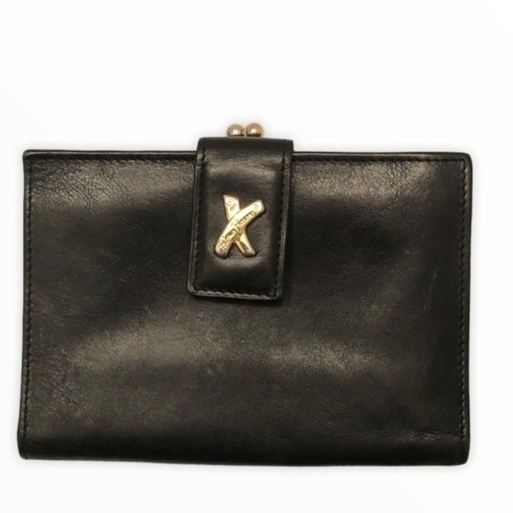 Paloma picasso vintage lux designer leather wallet